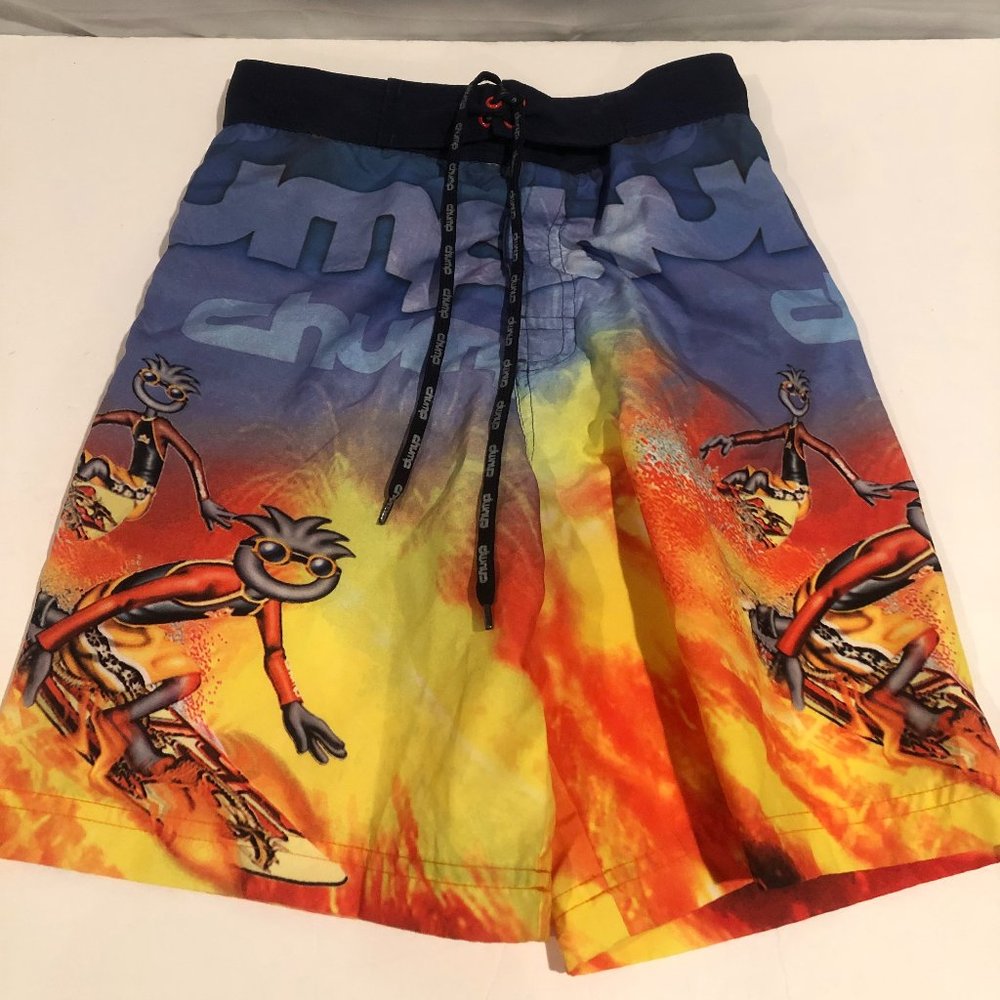 Chump Boys Sz 8 Swim Trunk Board Surfing Shorts